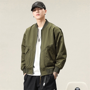 棒球服男春秋2025新款韩版休闲宽松潮牌工装夹克男DJ6005-P110图片