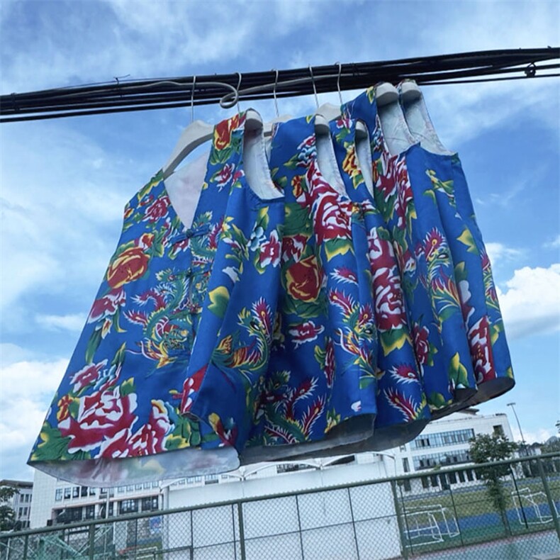 MJ02男女休闲大码盘扣风马甲外套情侣装结婚喜庆团队服新中式,男装背心/马甲,星座115A-2