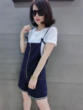 夏季新款牛仔裤套装，女装牛仔裤，恋钱