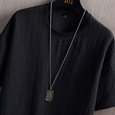 现货主推2024夏季青少年情侣港风大码圆领纯色短袖T恤男T12P28，男装T恤，电商B226