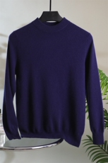 undefined2025年秋季长袖圆领时尚百搭，男装羊绒套衫，绒美人羊绒