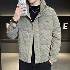 标50绒2025冬季跑量新款男士立领白鸭绒羽绒服夹克2289-P160，男装夹克，电商A225