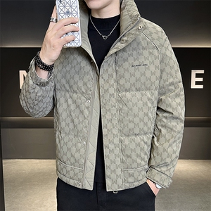 标50绒2025冬季跑量新款男士立领白鸭绒羽绒服夹克2289-P160图片