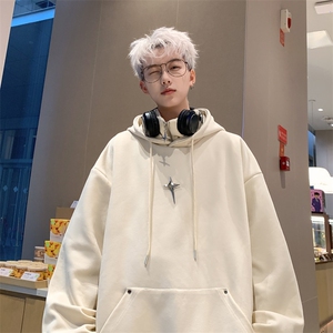 复合牛奶丝假两件加厚连帽卫衣半拉链外套XH42-特P:40 控价:88图片