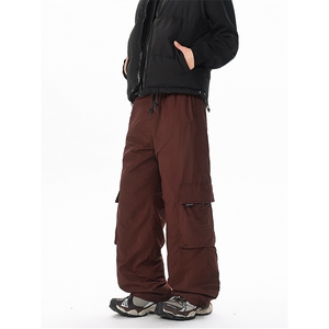 8XL-M三防登山工装羽绒裤男90白鸭绒冲锋裤子男YRK2001P118控158图片