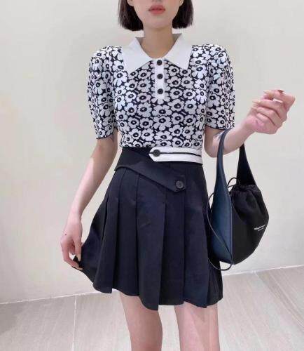 夏季新款针织T，女装，AN AN