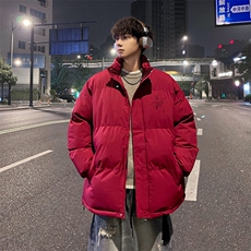 外景冬季加厚面包服男宽松保暖棉衣复古休闲立领外套MF00433/P90，男装棉衣，电商B316