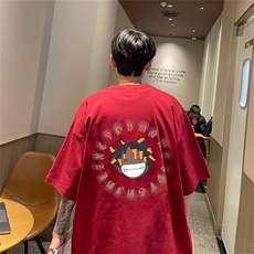 特P19控38230g重磅纯棉港风短袖t恤男DT3135，男装T恤，电商B370