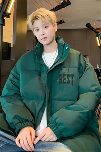 ！2025秋冬新款男士立领棉衣印花百搭棉服外套MY301特P55图片