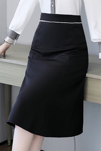 早秋连衣裙女2022新款时尚高级感职业气质女神范鱼尾裙图片