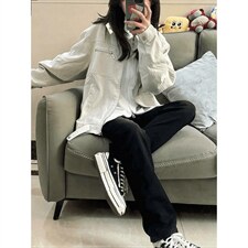 26春装高品质老钱风立领夹克外套男女美式潮牌拉链工装风宽松上衣，男装夹克，电商A486