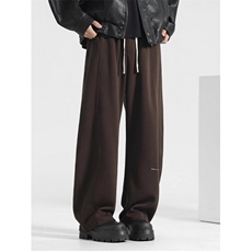 秋季弯刀卫裤男款慵懒气直筒裤美式休闲运动裤子K772p38，男装休闲裤，电商D315A