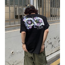 万针全刺绣解构设计260克重磅双纱纯棉高品质美式高街短袖T恤特39，男装T恤，电商A486