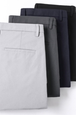 春夏季高级感小西裤男直筒弹力休闲长裤男士轻奢百搭裤子男外贸，男装西裤，星座224-3