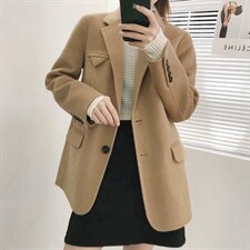 【现货】设计双面羊绒高品质大衣，其它，IECE