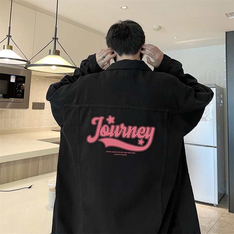 牛仔夹克男大码牛仔外套男茄克NJ77372-P60,男装工装外套,电商A040