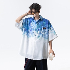 水墨蓝色