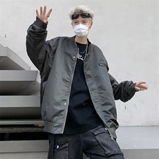 2023夹克男潮街头痞帅宽松外套棒球服情侣休闲上衣潮8660P70，男装夹克，星座410-2