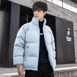 冬季纯色棉衣男加厚青年休闲棉服棉袄潮A266-P03-P35特批黑色P35图片