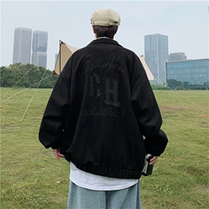 Wt763-P48鹿皮绒刺绣外套，男装夹克，星座1501-1