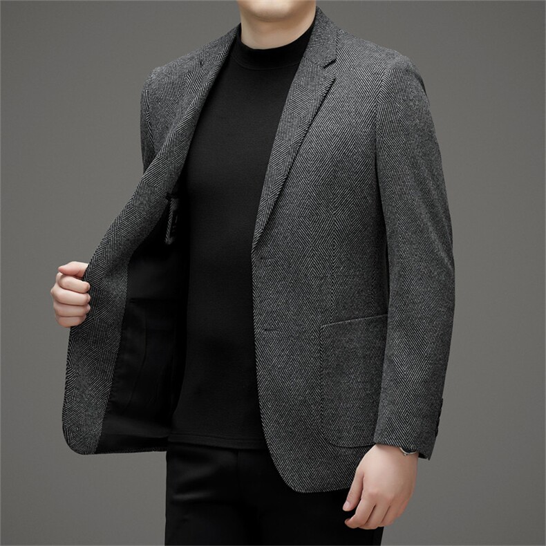 秋冬时尚新款男士商务休闲西服韩版西装修身单西外套QS3251-P165,男装西服套装,星座1105-3