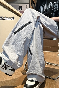XZ616 夏转秋重磅设计感双线拉链防水速干冲锋裤 TY1032 P30控58图片