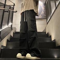 新款工装打褶牛仔裤XZ604-KN14-P50控78，男装牛仔裤，星座604