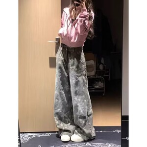 A499-P50 流行日系牛仔裤新款百搭简约气质文艺时尚ins原宿潮流图片