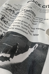 2023美式夏季新款小众字母印花T恤宽松休闲短袖JK23231-p35控48图片