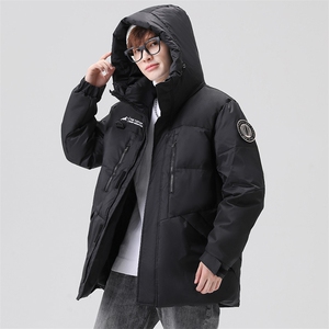 标60%白鸭绒羽绒服2025潮牌迷彩连帽保暖加厚外套DB6591-P180图片