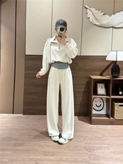 休闲两件套百搭时尚简约，女装套装/套裙，湘姗