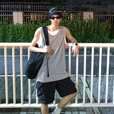 有原图盗图BX2-特P23假两件情侣背心无袖坎肩T恤上衣男，男装背心/马甲，电商B327