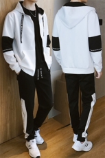 新款卫衣男士百搭运动套装男休闲外套潮DS156T，男装卫衣，电商A102