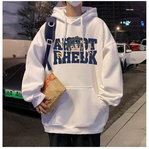 潮宽松连帽卫衣春秋衣服美式男女潮牌350g华棉帽衫5107-P43网图图片