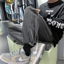秋季港风大码时尚牛仔裤时尚百搭束脚裤 A125-2025-P50图片