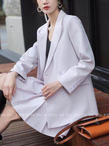 套装外套，女装职业装，水恋百合