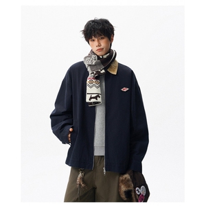 翻领卡哈特重磅简约经典高级休闲百搭潮夹克外套男2025JK1365-P95，男装夹克，星座1103-3