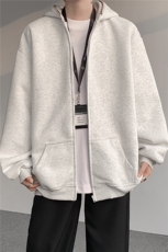 3XL-S基础百搭拉链开衫卫衣男休闲外套小心机WY45-P58400g，女装短外套，电商D206-1