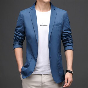 D186612男式2023春季新款便西男韩版西装外套商务休闲西服P185图片