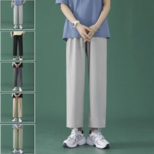 冰丝九分裤2023夏新款潮流宽松直筒休闲裤  2025-特批20图片