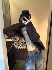 2025年秋季时尚百搭通勤简约休闲提花帽衫,女装针织衫/毛衣,千御纺羊绒, 2025年秋季时尚百搭通勤简约休闲提花帽衫,女装针织衫/毛衣,千御纺羊绒,