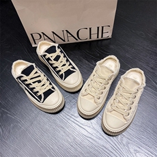 2024小白鞋子女春季新款韩版ins女学生休闲运动百搭板鞋街拍鞋，女鞋帆布鞋，电商A223