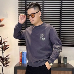圆领卫衣男士春秋季2025新款潮牌长袖T恤男装上衣薄款百搭打底衫图片
