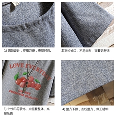 风复古亚麻短袖男棉麻t恤男半袖砖墙挂拍ZT71325-P35，男装T恤，电商A040A