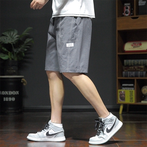 夏季新款短裤男宽松潮流港风百搭休闲五分裤运动短裤325-P20控48图片