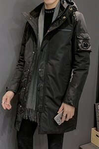 男士羽绒服2020冬季新款潮牌中长款加厚外套DS581T图片