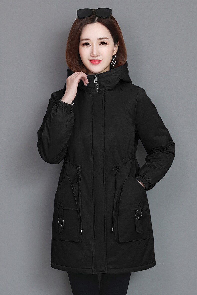 现货产品盗图必究！夹棉外套女秋冬保暖休闲减龄棉服连帽长袖棉服,女装棉衣/棉服,曼沙奕珂