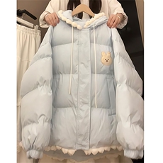 1506A/G78560/P92兔子刺绣加厚棉衣少女心外套冬季，男装棉衣，星座1506A