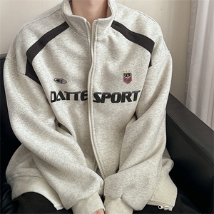 现货新款刺绣立领夹克外套男潮牌时尚休闲上衣A351-AW2518-P110图片