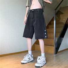 2023夏季新款拉链牛仔短裤男薄款X99P40，男装牛仔裤，星座1116-2
